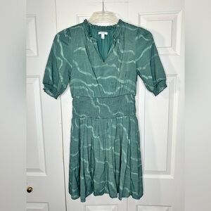Nine‎ West woman’s Blouson mini green dress